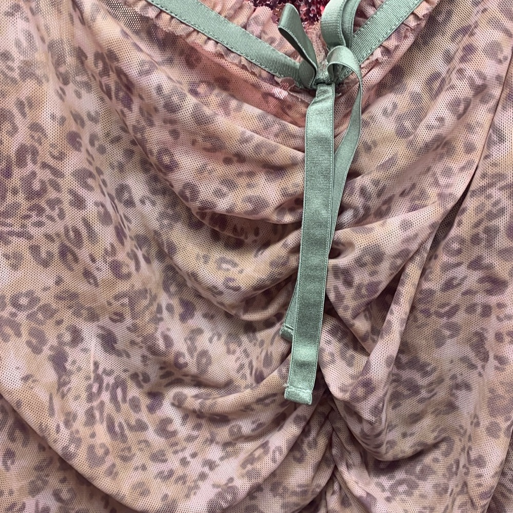 Anthropologie sheer mesh dress size small - Picture 7 of 8